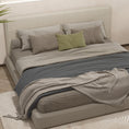 Load image into Gallery viewer, Milano Decor Gia Boucle Bedhead Headboard Upholstered Luxury Cushioned White - King - White
