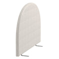 Load image into Gallery viewer, Claire Decor  Curved Boucle Bedhead Headboard Upholstered Cushioned White - King - White
