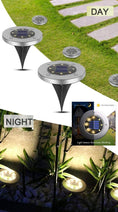 Load image into Gallery viewer, 8 Pack LED Solar Pathway Lights Outdoor Solar Ground Lights (Warm White)
