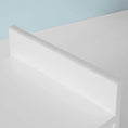 Load image into Gallery viewer, White Monitor Stand Desk Organizer with 2 Drawers
