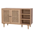 Load image into Gallery viewer, Natura Rattan Buffet Sideboard Storage Cabinet Hallway Table 2 Doors 3 Shelves
