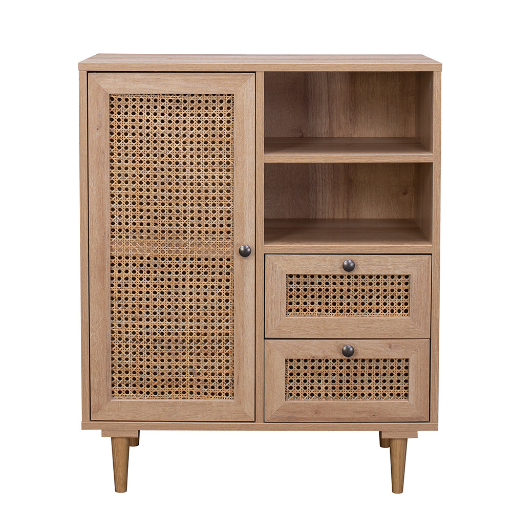 Delphi Rattan Buffet Sideboard Storage Cabinet Hallway Table With Drawers