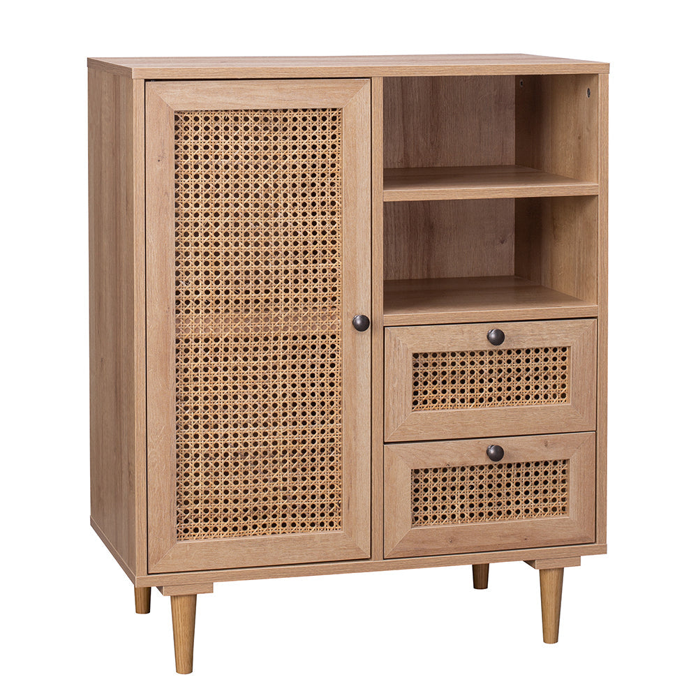 Delphi Rattan Buffet Sideboard Storage Cabinet Hallway Table With Drawers