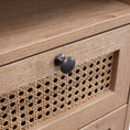 Load image into Gallery viewer, Natura Rattan Buffet Sideboard Storage Cabinet Hallway Table With Drawers
