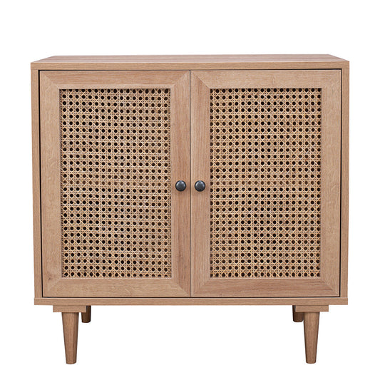 Delphi Rattan Buffet Sideboard Storage Cabinet Hallway Table With 2 Doors