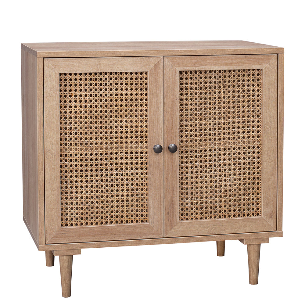 Delphi Rattan Buffet Sideboard Storage Cabinet Hallway Table With 2 Doors