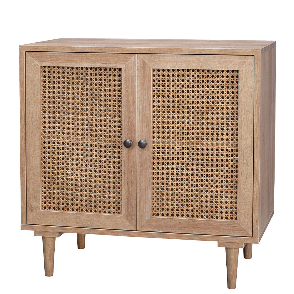 Delphi Rattan Buffet Sideboard Storage Cabinet Hallway Table With 2 Doors