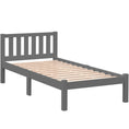 Load image into Gallery viewer, Kingston Slumber King Single Wooden Timber Bed Frame, Grey
