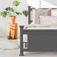 Load image into Gallery viewer, KINGSTON SLUMBER King Single Wooden Timber Bed Frame, Grey
