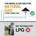 Load image into Gallery viewer, Natural Gas Heater Portable Floor Flueless
