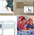 Load image into Gallery viewer, Kingston Slumber Bunk Bed Frame Single Wooden Kids Timber PIne Wood Loft Children Bedroom Furniture
