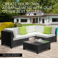 Load image into Gallery viewer, LONDON RATTAN 1pc Sofa Outdoor Furniture Setting - Steel Frame Garden Lounge
