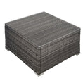 Load image into Gallery viewer, LONDON RATTAN Outdoor Wicker Coffee Table Patio Furniture 1 Piece, Grey
