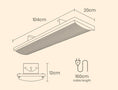 Load image into Gallery viewer, BIO Outdoor Strip Radiant Heater Alfresco 2400W Ceiling Wall Mount Heating Bar Panel
