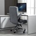 Load image into Gallery viewer, Soft Velvet Home Ergonomic Swivel Adjustable Tilt Angle and Flip-up Arms Office Chair
