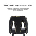 Load image into Gallery viewer, Mano 2x Velvet Dining chairs with Metal Legs-Black
