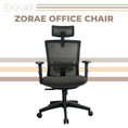 Load image into Gallery viewer, EKKIO Zorae - Office Chair (Black) EK-OC-100-SQ / EK-OC-100-BST
