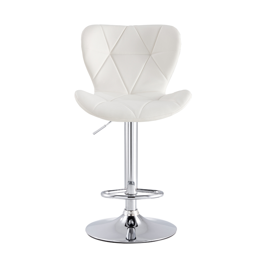 Bella Bar Stool (White) EK-BS-102-DN