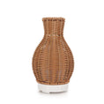 Load image into Gallery viewer, Essential Oil Aroma Diffuser and Remote - 100ml Rattan Vase Mist Humidifier
