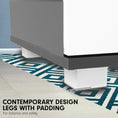 Load image into Gallery viewer, Sarantino Bedside Table Cabinet Storage Chest 2 Drawers Lamp Side Nightstand White Black
