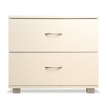 Load image into Gallery viewer, Sarantino Bedside Table Cabinet Storage Chest 2 Drawers Lamp Side Nightstand White
