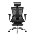 Load image into Gallery viewer, Sihoo Ergonomic Office Chair V1 4D Adjustable High-Back Breathable With Footrest And Lumbar Support Grey
