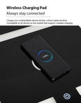 Load image into Gallery viewer, Smart Bedside Tables Finger Print Lock Side 3 Drawers Wireless Charging USB Nightstand LED  AU
