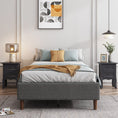 Load image into Gallery viewer, Bed Frame Mattress Foundation (Dark Grey) - Single
