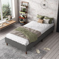 Load image into Gallery viewer, Bed Frame Mattress Foundation (Dark Grey) - Single
