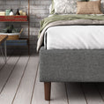 Load image into Gallery viewer, Bed Frame Mattress Foundation (Dark Grey) - Single
