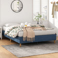 Load image into Gallery viewer, Metal Bed Frame Mattress Foundation Blue - Double

