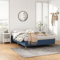 Load image into Gallery viewer, Metal Bed Frame Mattress Foundation Blue - Double
