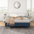 Load image into Gallery viewer, Metal Bed Frame Mattress Foundation Blue - Single
