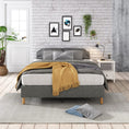 Load image into Gallery viewer, Metal Bedframe Mattress Foundation (Dark Grey) - Double
