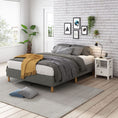 Load image into Gallery viewer, Metal Bedframe Mattress Foundation (Dark Grey) - Double
