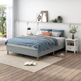 Load image into Gallery viewer, Metal Bedframe Mattress Foundation (Light Grey) - Single

