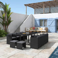 Load image into Gallery viewer, Bali 13PC Outdoor Dining Set-Black
