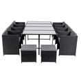 Load image into Gallery viewer, Bali 13PC Outdoor Dining Set-Black
