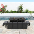 Load image into Gallery viewer, Bali 13PC Outdoor Dining Set-Black
