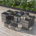 Load image into Gallery viewer, Horrocks 8 Seater Outdoor Dining Set-Grey
