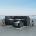 Load image into Gallery viewer, Outdoor Modular Lounge Sofa Bondi-Black
