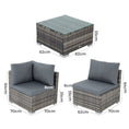 Load image into Gallery viewer, Outdoor Modular Lounge Sofa Bondi -Grey
