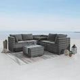 Load image into Gallery viewer, 6PCS Outdoor Modular Lounge Sofa Coogee-Grey
