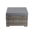 Load image into Gallery viewer, Large Modular Outdoor Ottoman Lounge Set in Grey
