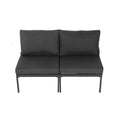 Load image into Gallery viewer, Outdoor Charcoal Grey Minimalist 5 Piece Lounge Set
