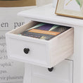Load image into Gallery viewer, French Bedside Table Nightstand White Set of 2
