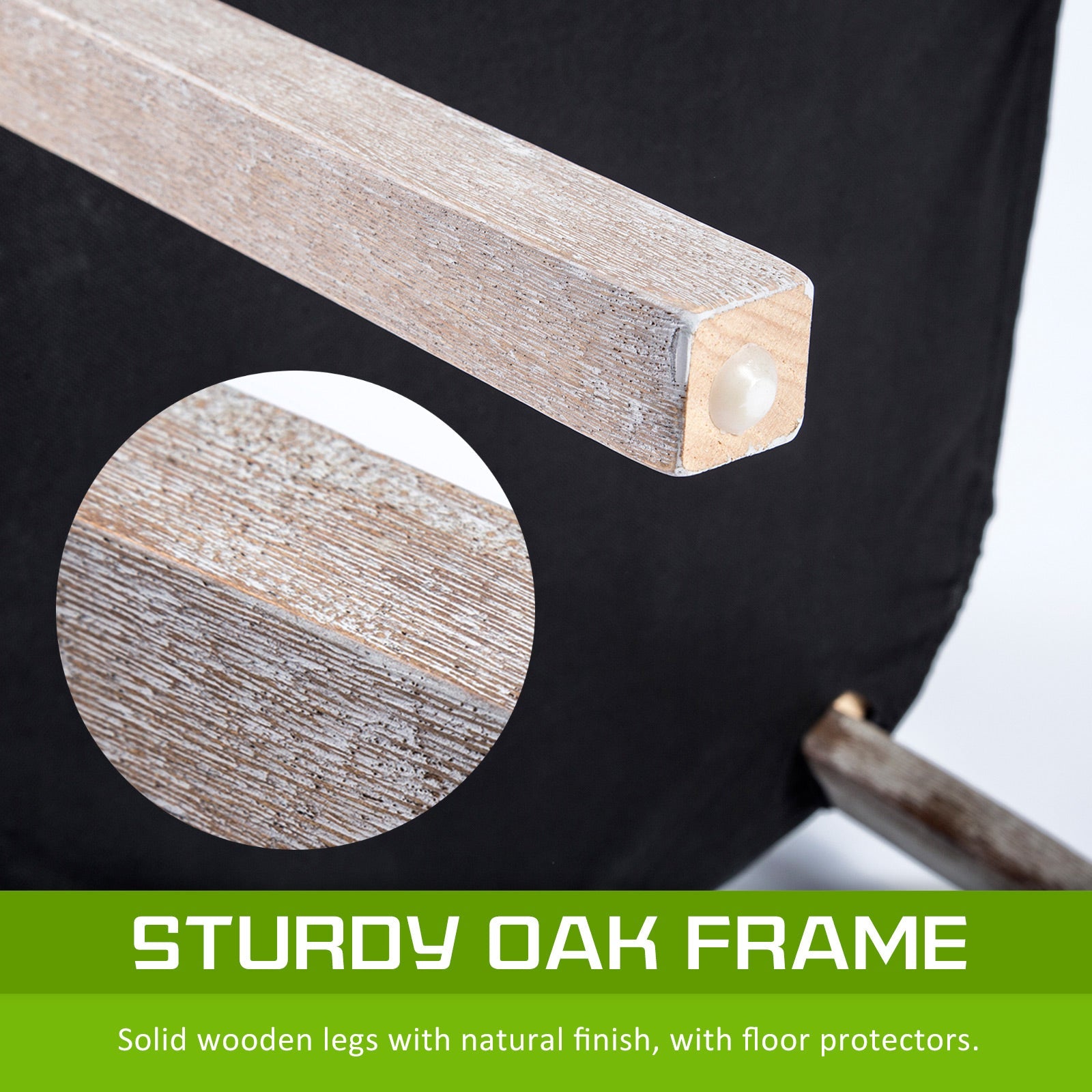 Holly Grey French Provincial Dining Chair Amour Oak Leg