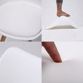 Load image into Gallery viewer, La Bella 2 Set White Retro Dining Cafe Chair Padded Seat
