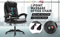 Load image into Gallery viewer, La Bella Black Massage Vibration Ergonomic Executive Office Chair
