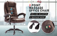 Load image into Gallery viewer, La Bella Espresso Massage Vibration Ergonomic Executive Office Chair
